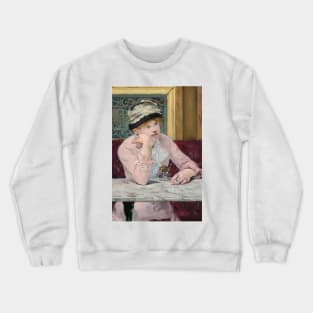 Plum Brandy by Edouard Manet Crewneck Sweatshirt